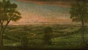 Ralph Earl Looking East from Denny Hill Sweden oil painting artist